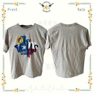 Buc-ees Beaver My Texas Shirt Gas Station Chain Men's T-shirt Size Large